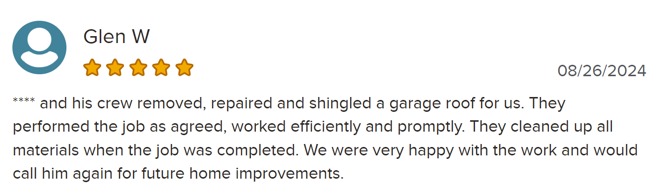 Review by Glen W.